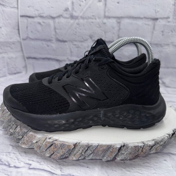 New Balance Womens 520 V7 W520CK7 All Black Running Shoes Sneakers Size 7 - Picture 5 of 11